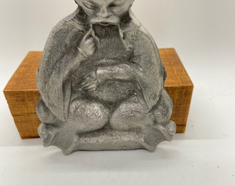 cenicero, cenicero foo manchu vintage, cenicero de metal, fumadores, parafernalia de tabaco