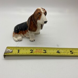 Basset Hound Dog porcelain or ceramic figure marked Jane Collection CA 9 image 6