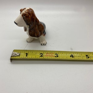 Basset Hound Dog porcelain or ceramic figure marked Jane Collection CA 9 image 7