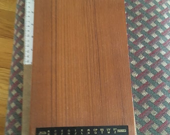 Directorio, Libreta de direcciones telefónicas, Zande Phondex, Madera tipo teca, Arte moderno de Suecia