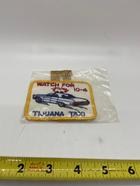 Patch, Tijuana taxi truckers patch, seventies vin… - image 2