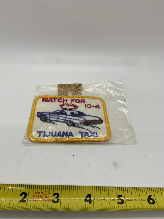 Patch, Tijuana taxi truckers patch, seventies vin… - image 1