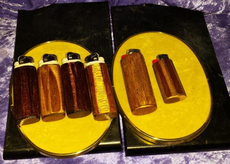 Handcrafted Wooden LIGHTER CASE, Fits Popular Disposable Lighters, lighter Case Hand Sanded, Great Quality, Made W/Care, Gift
