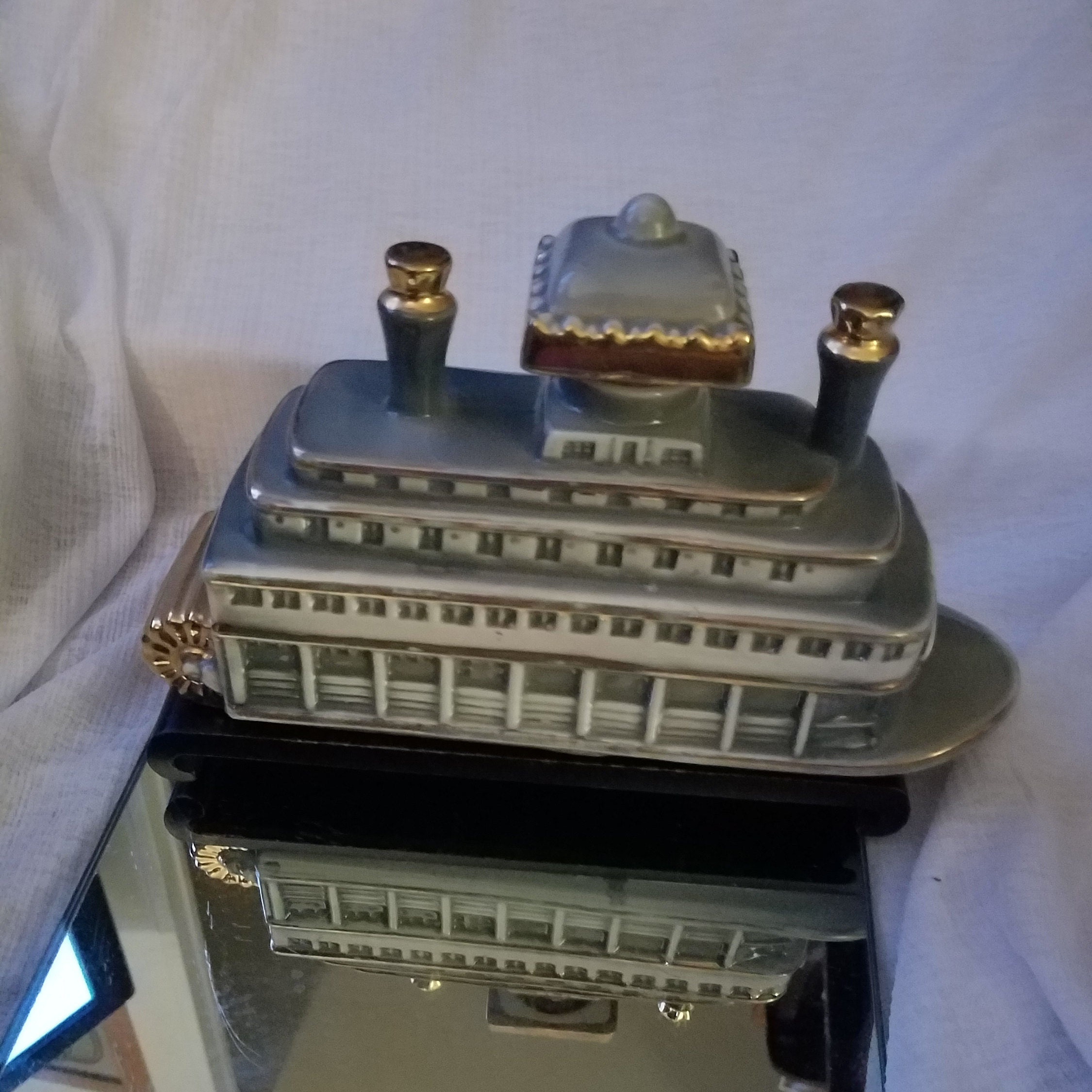 Vintage Paul Lux 1968 Liquor Bottle river Queen Etsy