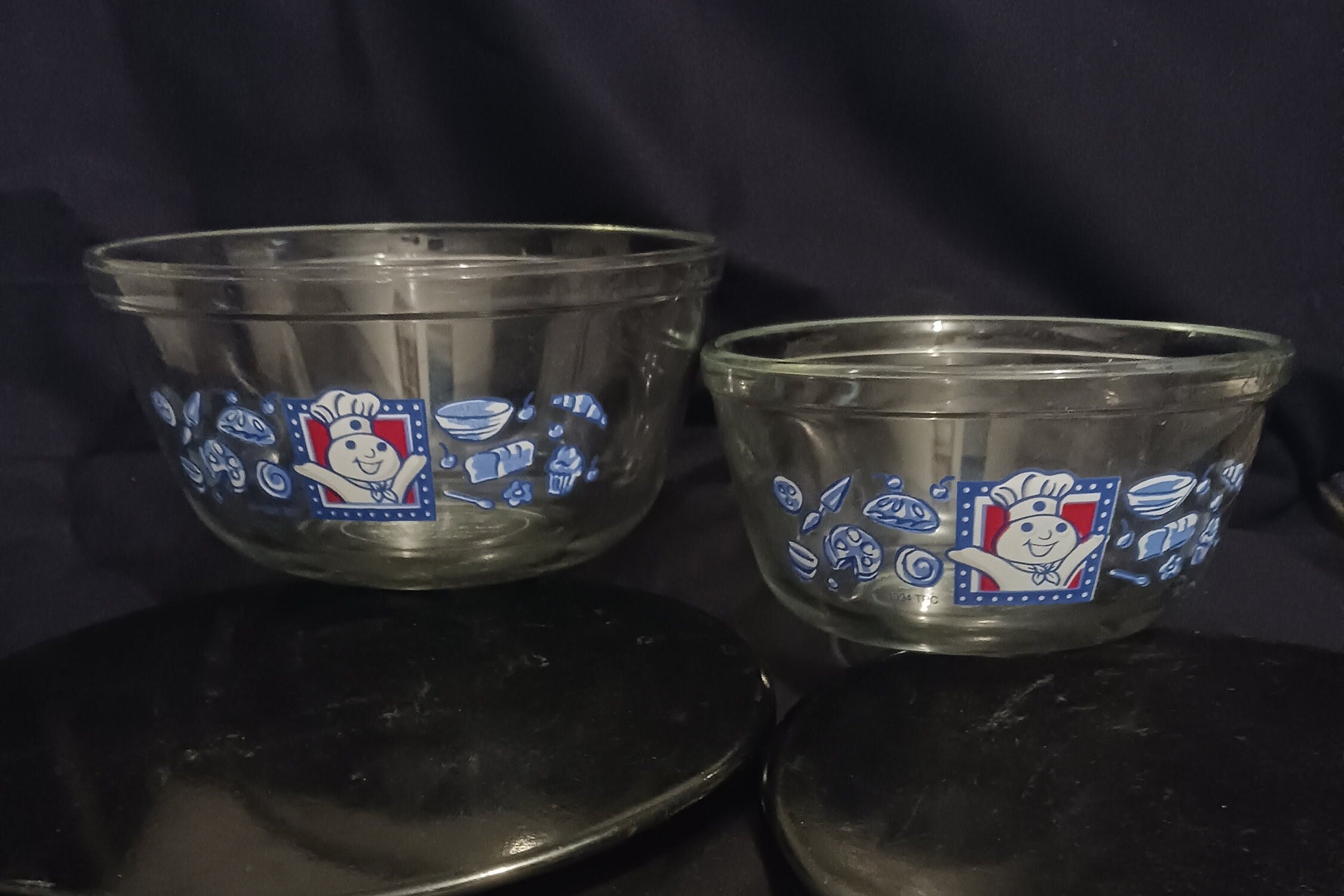 Pillsbury Dough Boy, Anchor Hocking, Mixing Bowls, Oven and