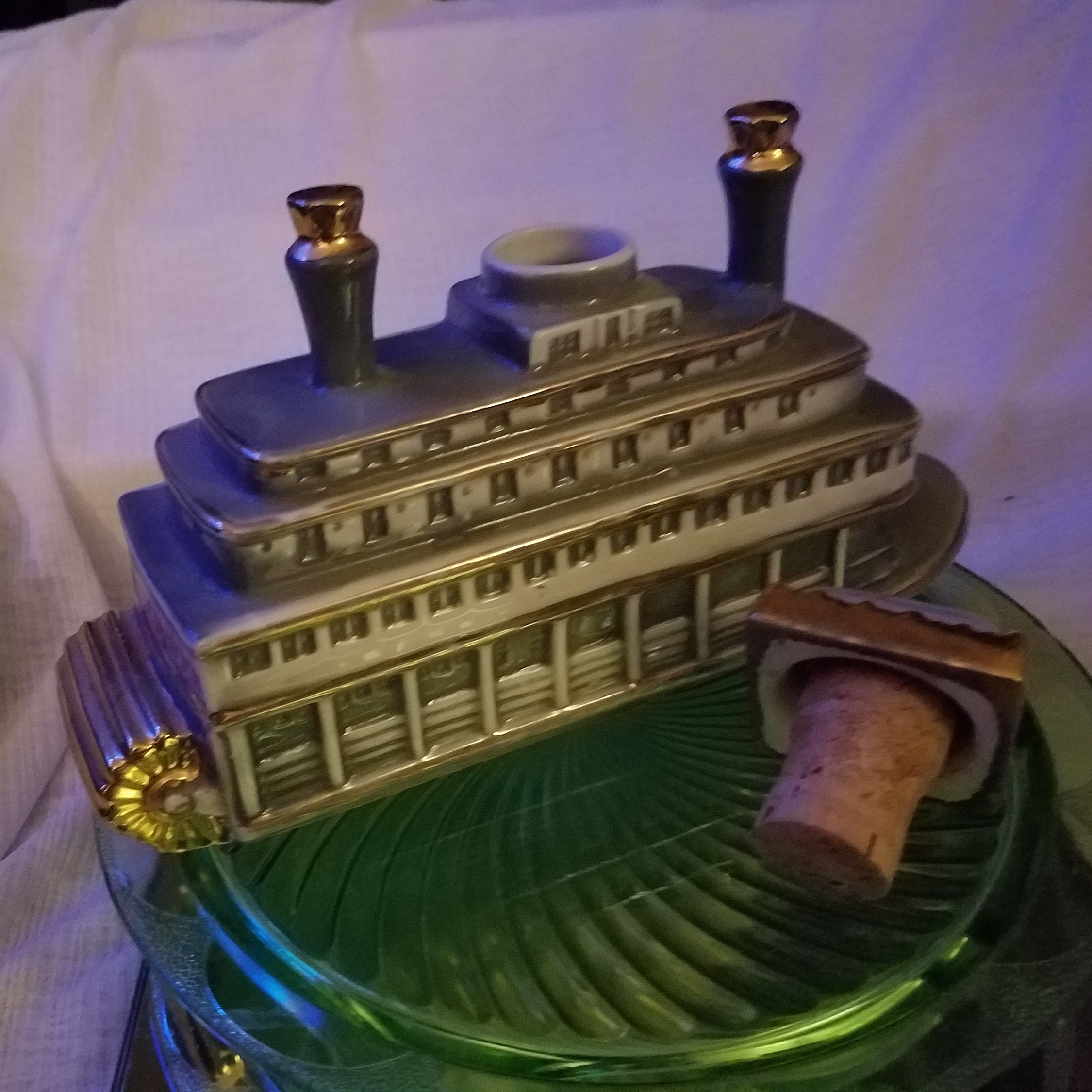 Vintage Paul Lux 1968 Liquor Bottle river Queen Etsy