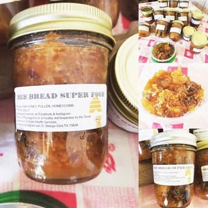 Honey&quot;Bee Bread&quot; Superfood Contains a combination of: Raw Honey w/Bee Pollen/Honeycomb/Royal Jelly