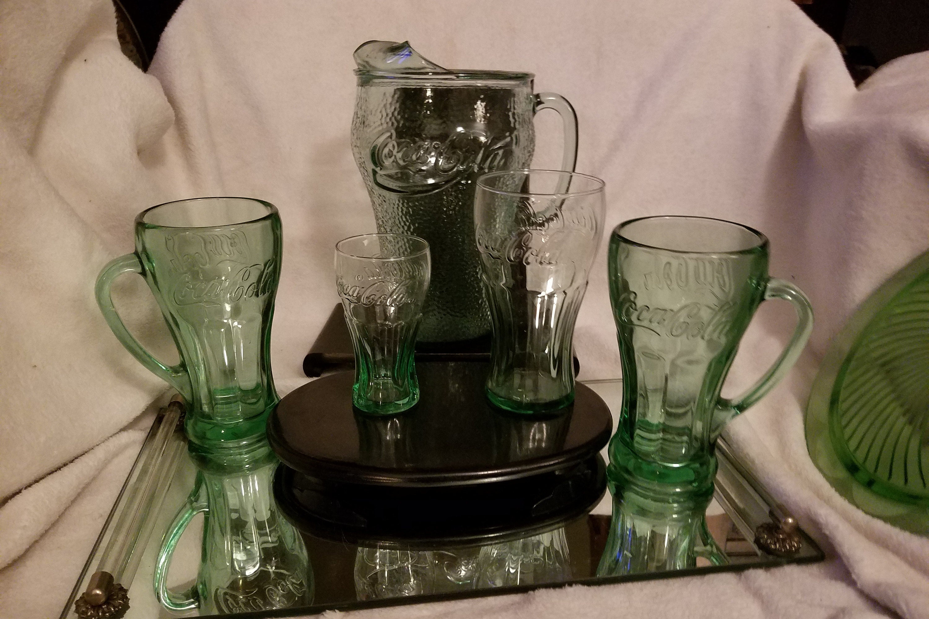 LIBBEY COCA-COLA DRINKING GLASS COLLECTORS TUMBLER 16.75