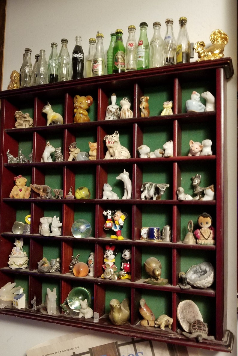 Miniatures 90Cherrywood Shelf Miniature Shelf 36 Squares Etsy