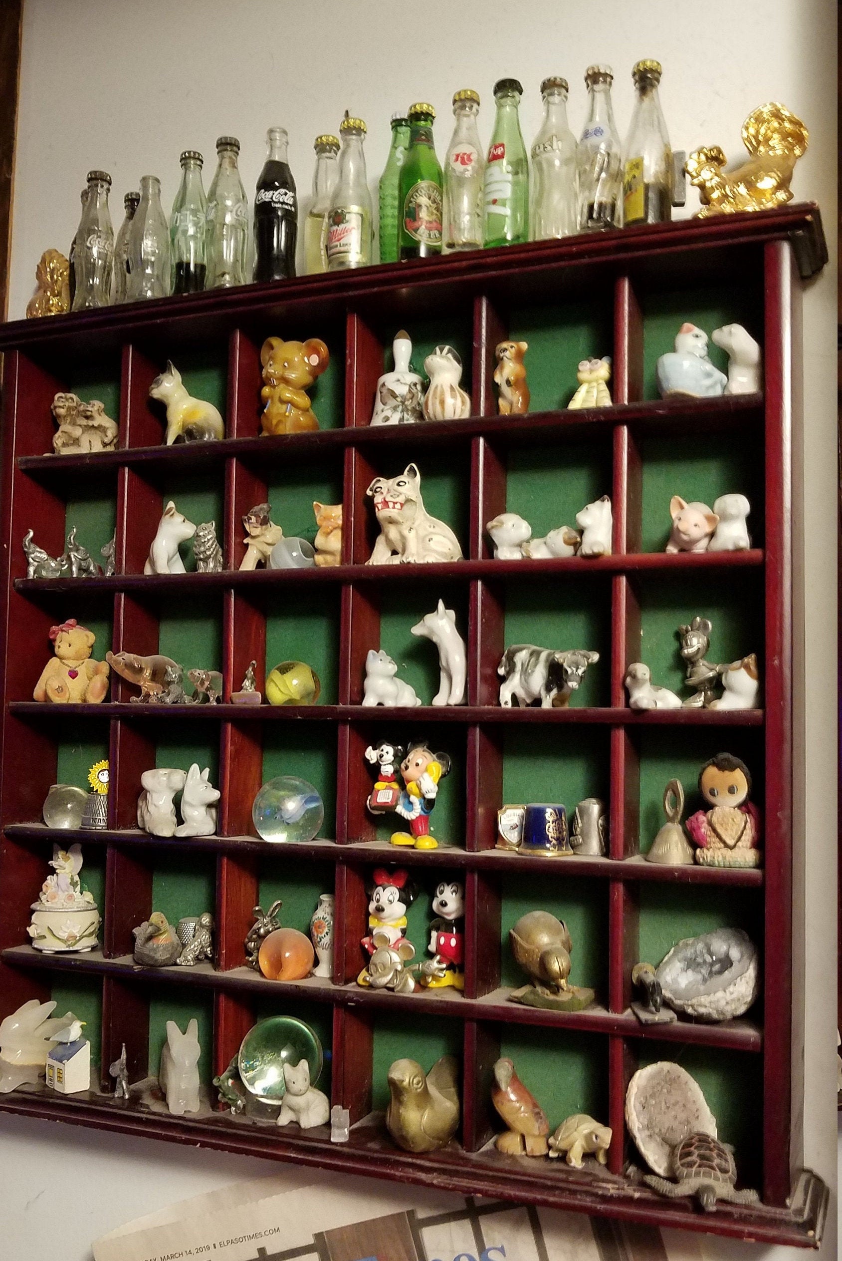 Miniatures 90 Wooden Shelf Miniature Shelf 36 Squares Etsy