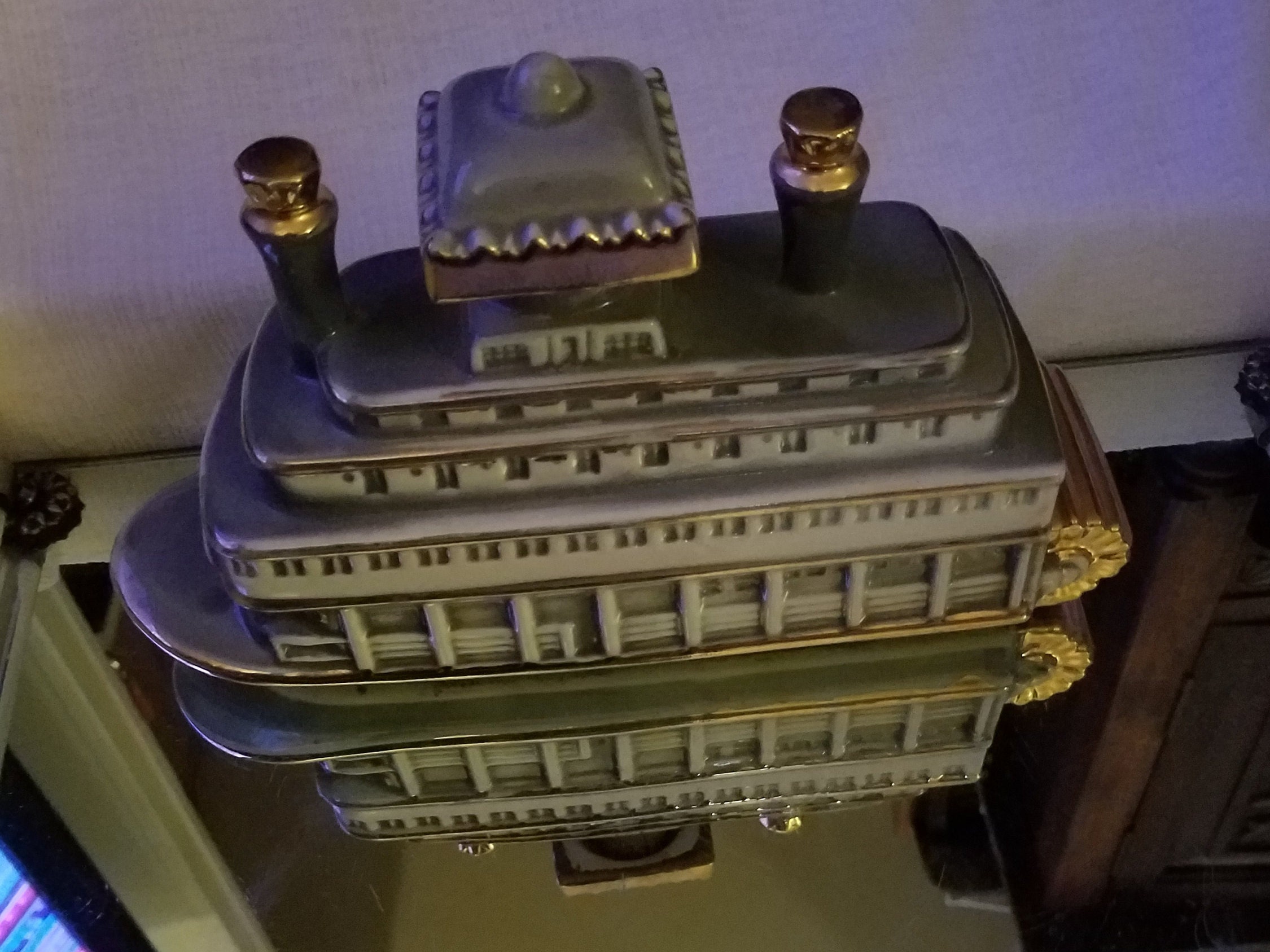 Vintage Paul Lux 1968 Liquor Bottle river Queen Etsy