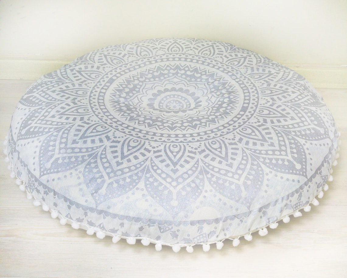 Meditation Floor Pillows Buddhist Meditation Pillow Large Etsy