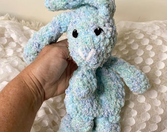 Crochet Bunny Comforter | Crochet Bunny Snuggler | Crochet Bunny Lovey | Baby Lovey | Crochet Bunny Soft Toy | Baby Sleep Comforter