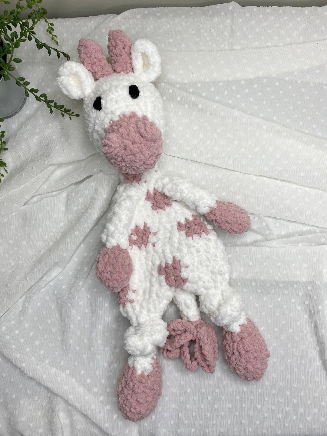 Giraffe Security Blanket Crochet Giraffe Giraffe Comforter Etsy