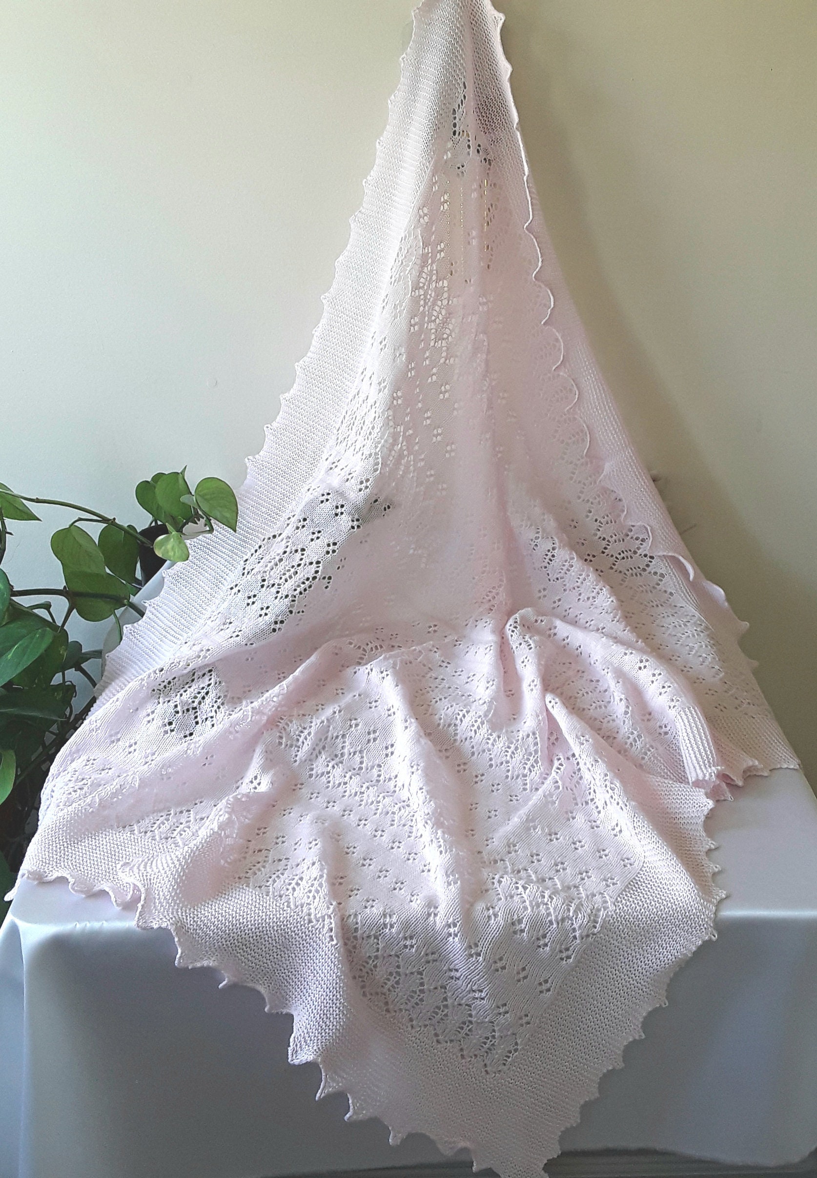 cotton lace shawl