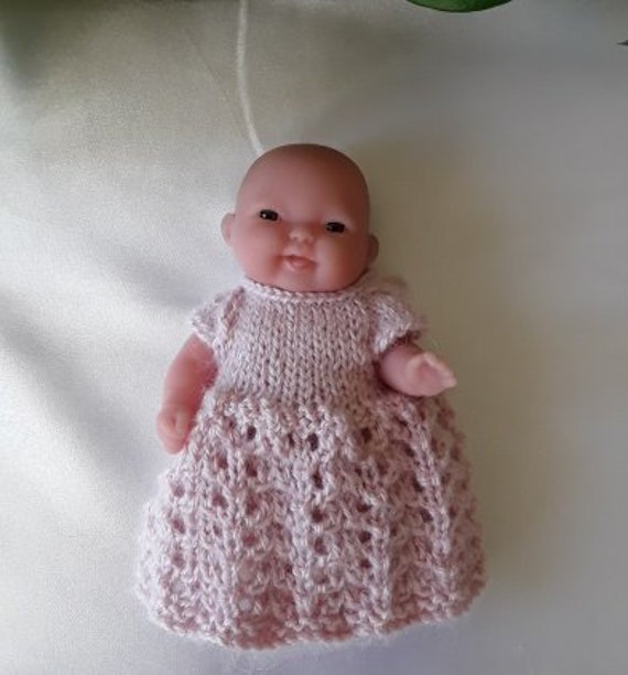 Berenguer Doll with Hand Knitted Little Shells Pattern Clothing.