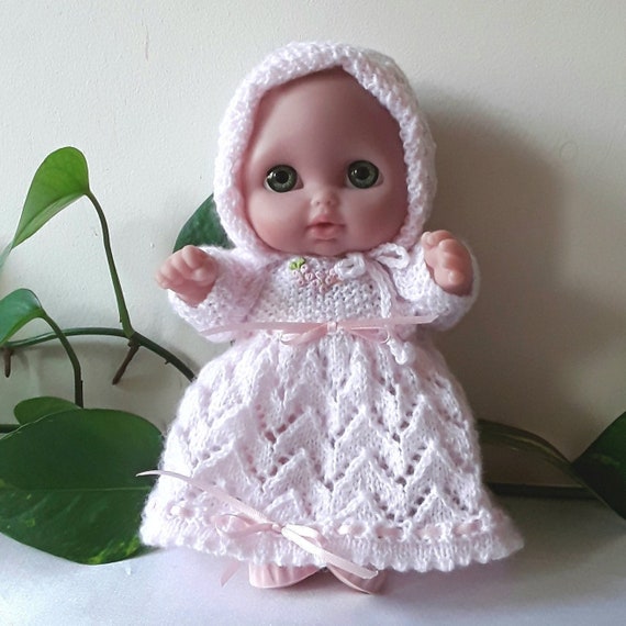 Pretty 8.5 inch Berenguer Doll with Outfit.