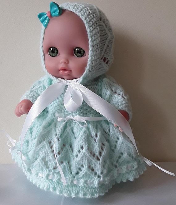 Pretty 8.5 inch Berenguer Doll with Outfit.
