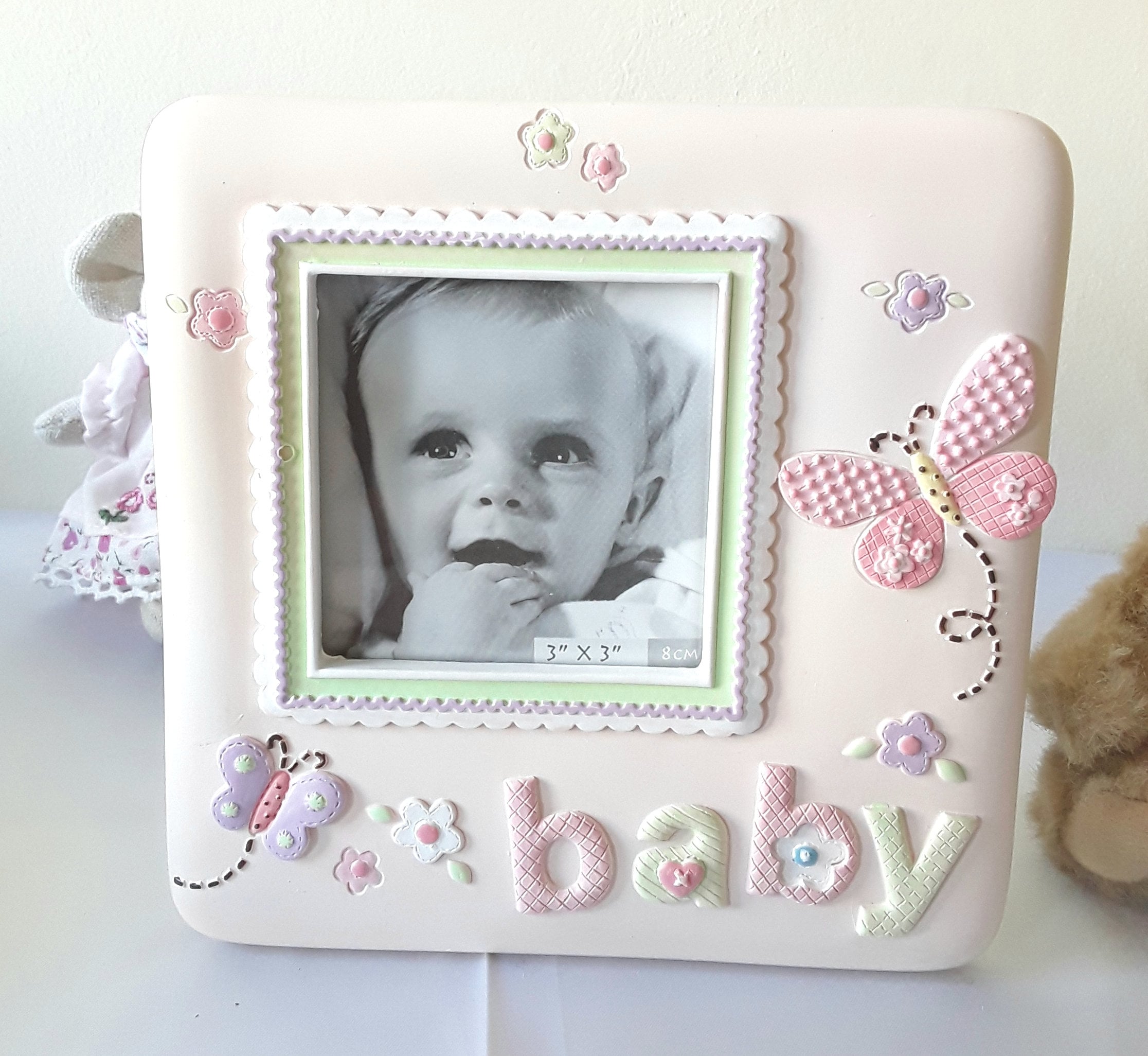 Beautiful Resin Baby  Picture  Frame  