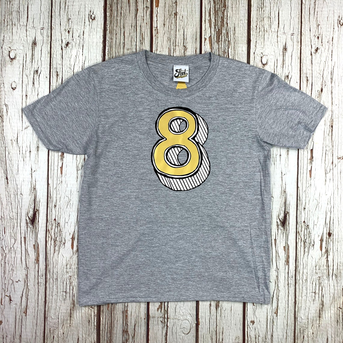 8 birthday shirt 8th Birthday outfit 8 year old girl/ boy Etsy