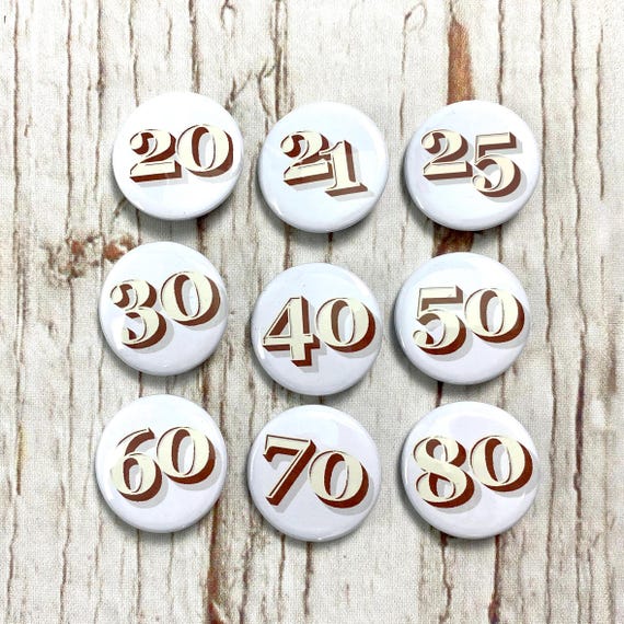 Birthday Jumbo Button Pin 50 Birthday Jumbo Button Pin 50