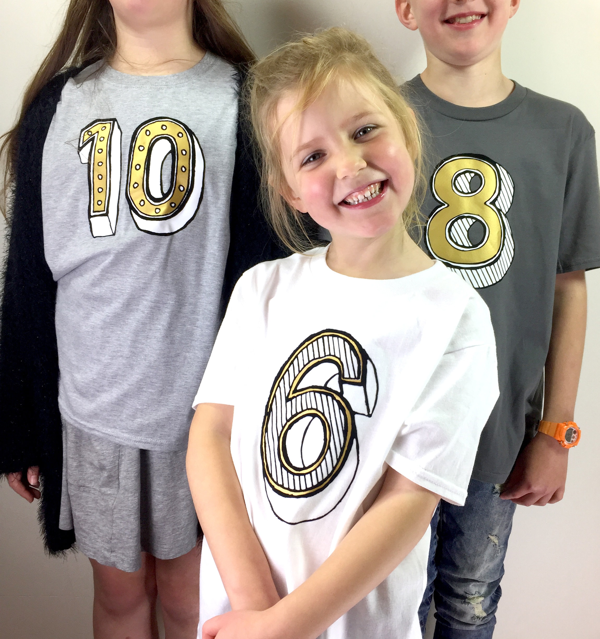 Number 6 (Kids) | T-shirt to color in