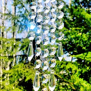 Crystal Suncatcher, Glass Sun Catcher, Sun Catcher, Prism Sun Catcher, Glass crystal sun catcher, Garden decor, Mothers Day Gifts, gifts