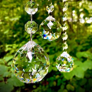Crystal ball sun catcher, crystal sun catchers, crystal balls, sun catchers, hanging prisms, gifts, Mothers Day gifts, crystal ball, prisms