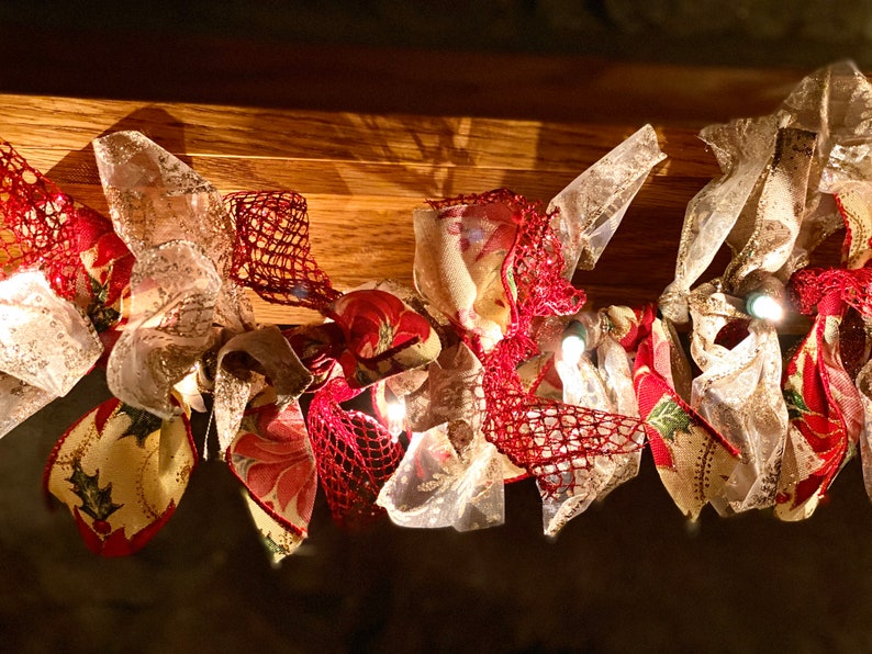 10ft Christmas Garland Christmas Garland Holiday Decor Etsy