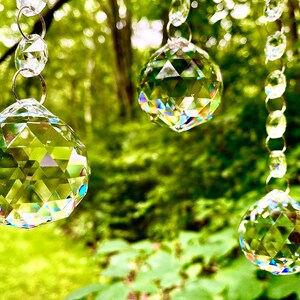 Crystal Ball Prism Crystal Ball Sun Catcher Hanging Prisms - Etsy