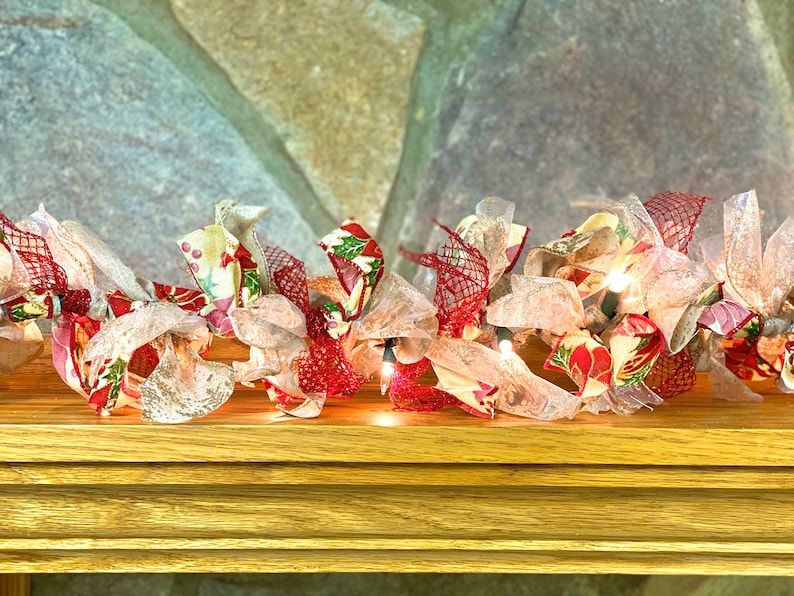 10ft Christmas Garland Christmas Garland Holiday Decor Etsy