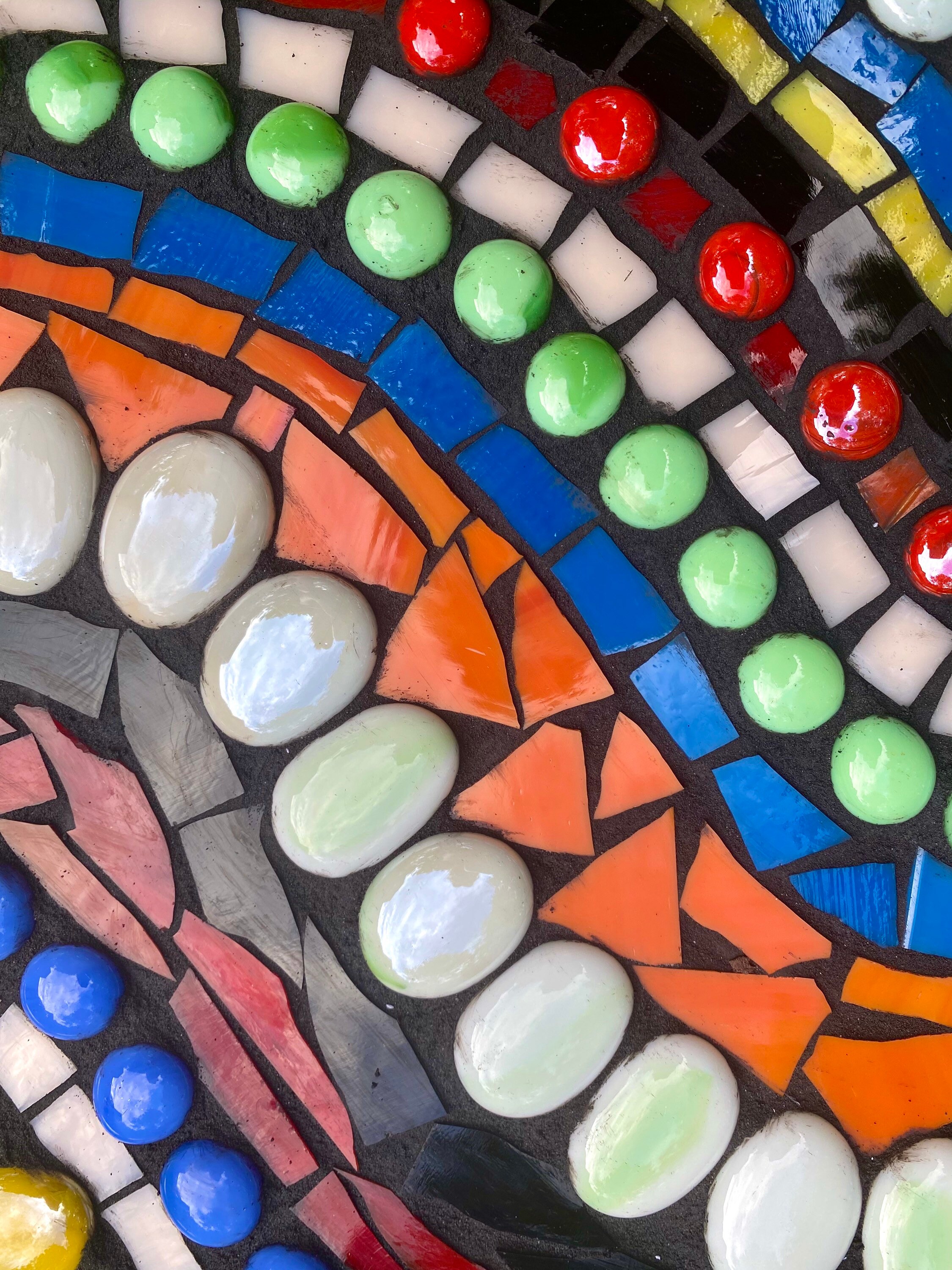 Mosaic Garden Stone Stepping Stone Mosaics Mosaic Stones Etsy