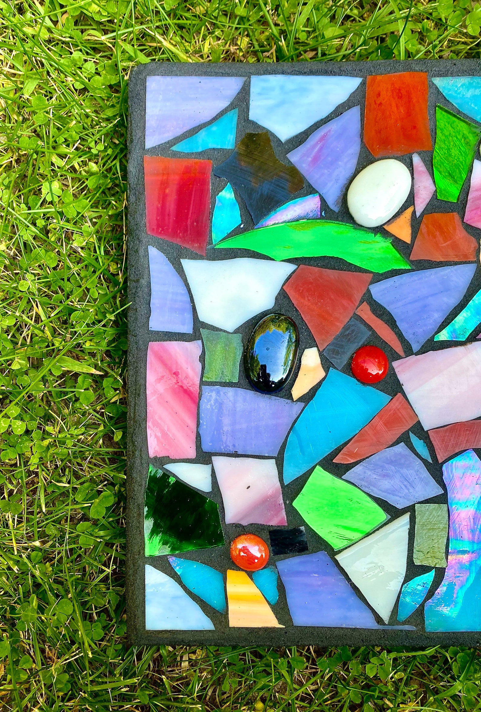 Mosaic Stepping Stone Mosaics Garden Stones Stepping Etsy