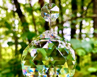 Rainbow maker, crystal ball prism, crystal ball sun catcher, hanging prisms, gifts, hanging crystals, crystal sun catcher, Mother’s Day gift