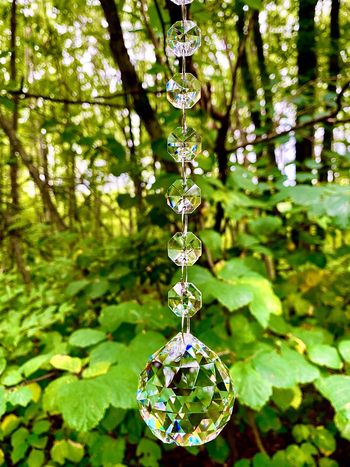 Crystal Ball Prism Crystal Ball Sun Catcher Hanging Prisms Etsy