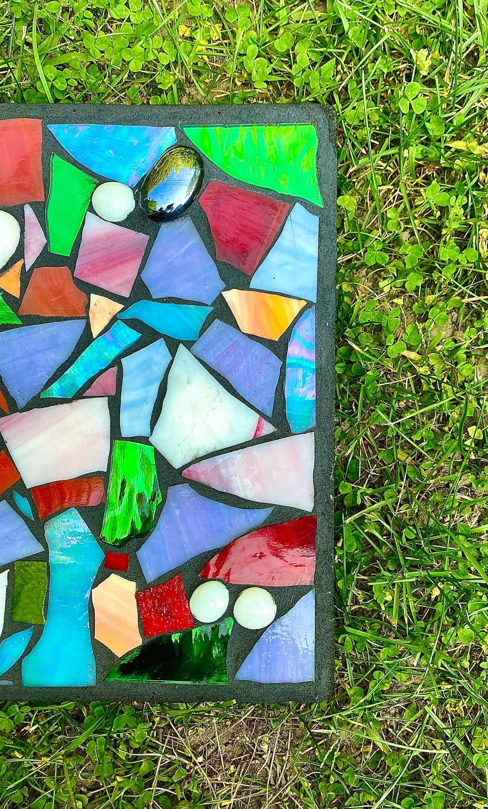 Mosaic Stepping Stone Mosaics Garden Stones Stepping Etsy