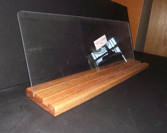 Oak 18 Inch Single Blending Board Hardwood base finished with a light stain color.  FREE SHIPPING in the Continental USA!