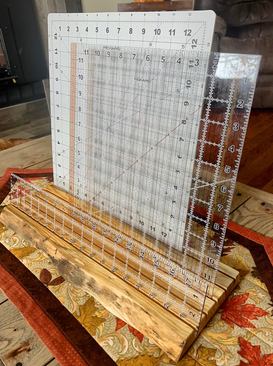 18 Quilting Ruler and Template Holder Etsy