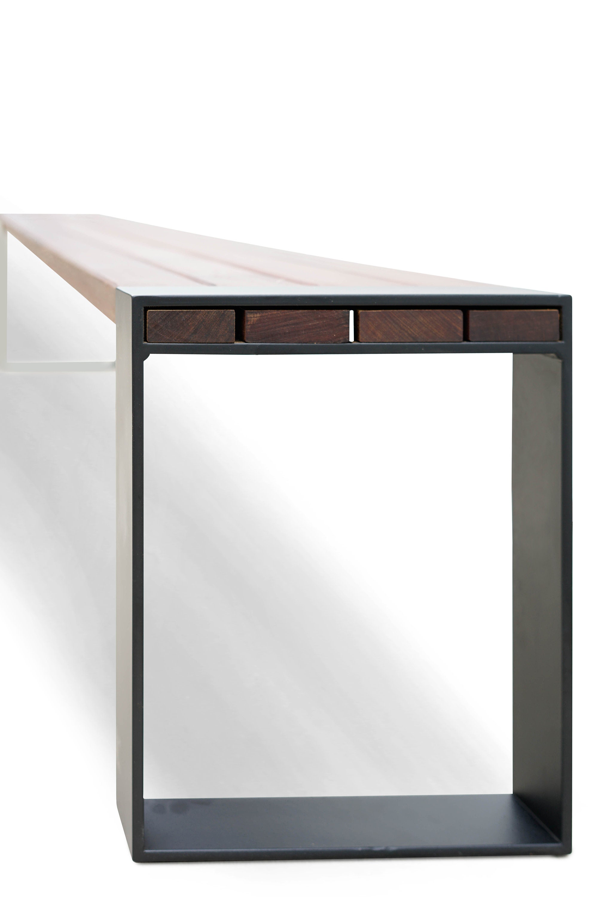 Banco de madera al aire libre moderno banco de comedor de | Etsy