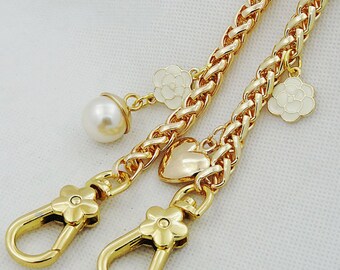 sling bag with gold chain