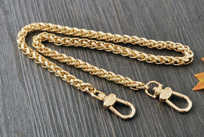 8mm Gold Metal Purse Chain Strap Bag Handle Chain Crossbody Etsy