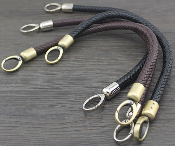 1 Pair Fashion PU Leather Purse Chain Cable Chain Diy Braided | Etsy