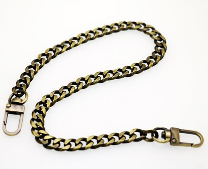 purse with metal chain