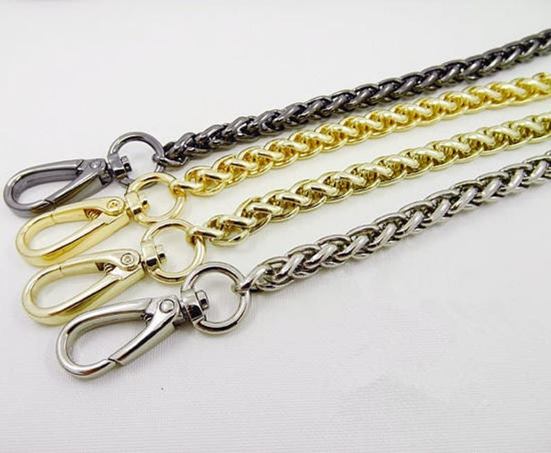 8mm New Gold Replacement Chain Shoulder Strap Metal link Clasp Etsy
