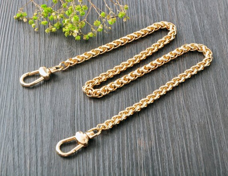 8mm Gold Metal Purse Chain Strap Bag Handle Chain Crossbody Etsy