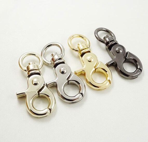 Giratorio garra de langosta Broches Clips de gatillo Gancho de Latón Antiguo para la correa de 20mm Giratorio garra de langosta Broches Clips de gatillo Gancho de Latón Antiguo para la correa de 20mm