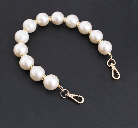 pearl purse strap
