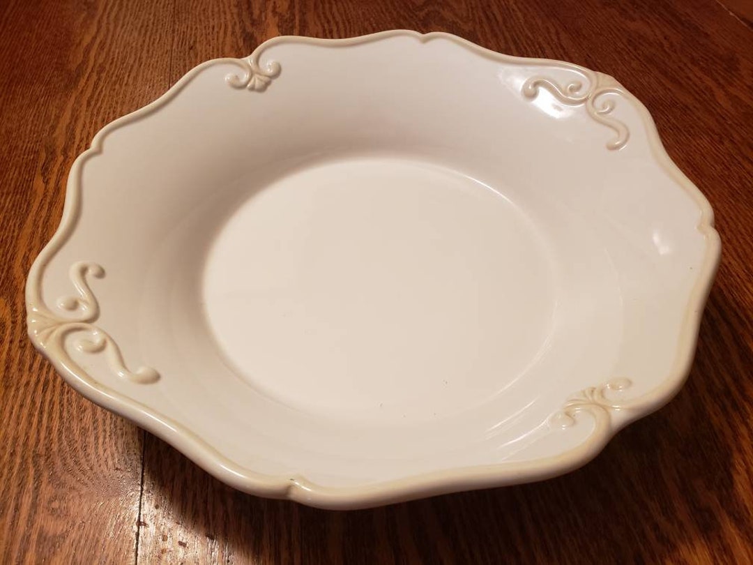 Princess House Pavillion Large Salad Pasta Serving Bowl Etsy