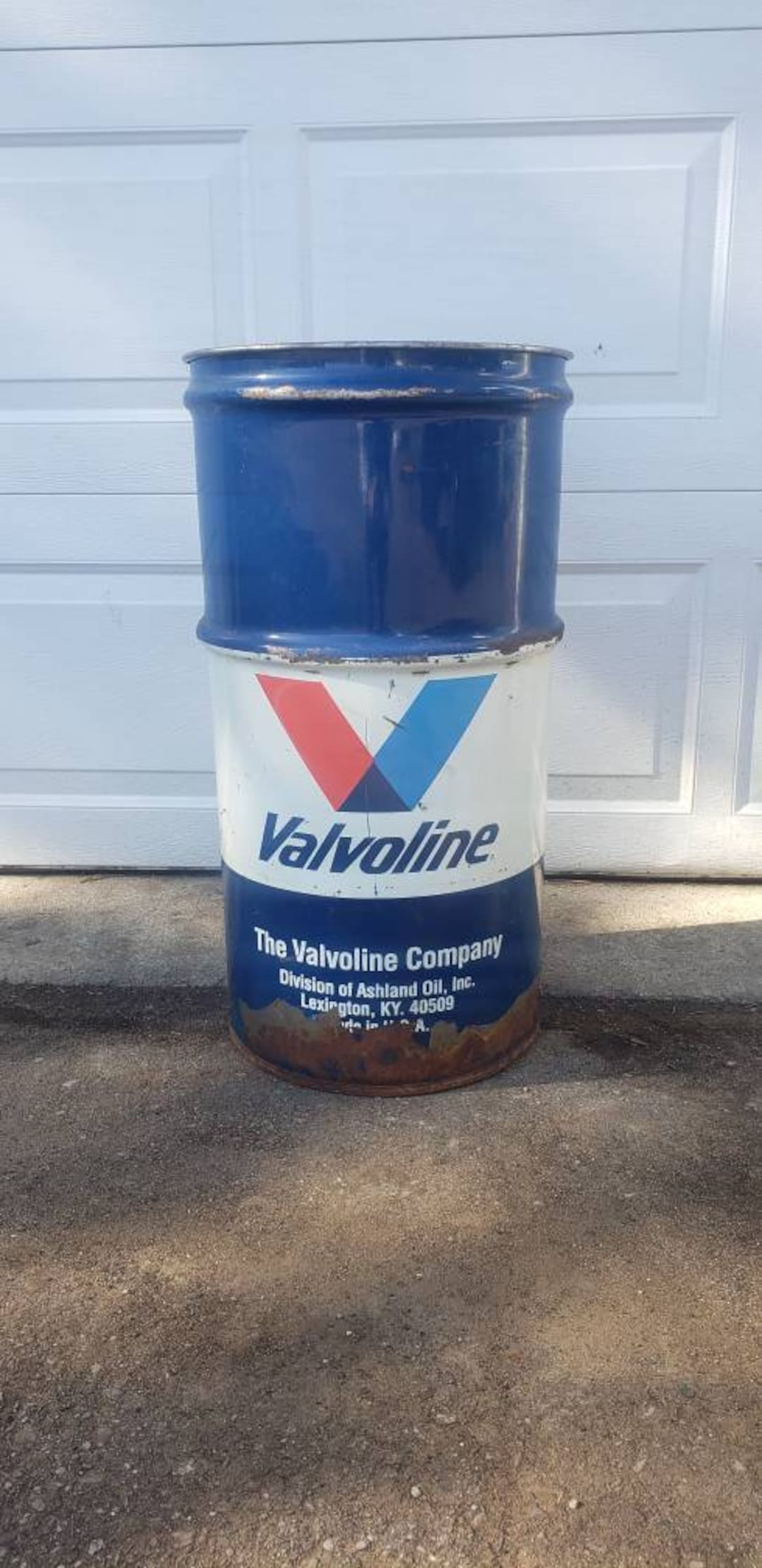 Vintage Valvoline 16 Gallon Oil Keg Etsy