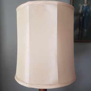 Vintage Silk covered mcm lamp shade